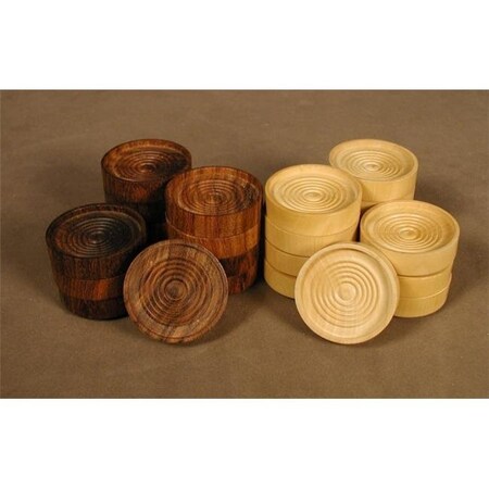 Worldwise Imports WorldWise Imports 3040 1.5 in. Wood Stacking Checkers by Chopra 3040